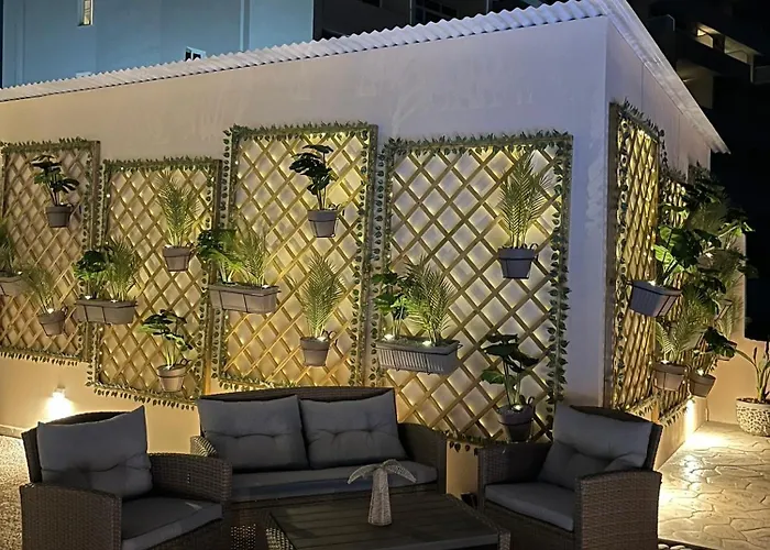 White&blue Beachfront Luxury