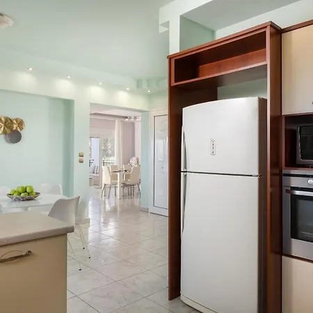 White & Blue Beachfront Luxury Villa