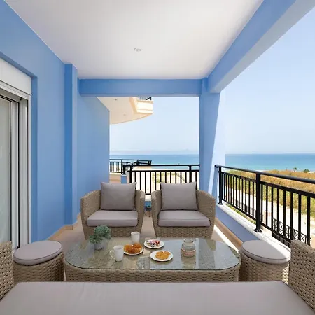 White&blue Beachfront Luxury * 伊利索斯